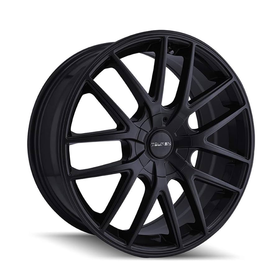 Amazon.com: TOUREN TR60 Full Matte Black Wheel with Alloy